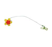Mokassy 1 Pièces Chapeau Bord Clip Anneau Double Usage Fleur Mangeoire pour Oiseaux Mangeoire pour Oiseaux en Plein Air Attirant Artefact