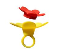 Mokassy 1 Pièces Mangeoire à Main pour Oiseaux avec Mangeoire à Poignet pour Oiseaux en Fleurs pour L'Extérieur, Outils d'alimentation pour Oiseaux