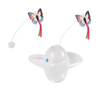 Mokassy B Papillon Activé par Le Mouvement Rotatif DrôLes Interactifs Intelligents Flutter Bug Jouet de Puzzle Automatique Jouet pour Chat