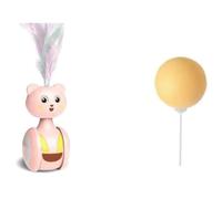 Mokassy Jouet pour Chat, BalançOire, pour, Voiture D'éQuilibre Amusante, Jouet Interactif pour Chaton avec Boule de Plumes, Jouet pour Chat Rose