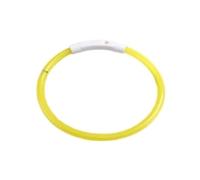 Mokassy LED Amovible et Brillant, Charge USB, Laisse Lumineuse pour Produits pour Chiens de Compagnie, Charge USB Lumineuse pour Animaux de Compagnie Jaune