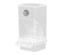 Mokassy Mangeoires Transparentes pour Oiseaux, Mangeoire Automatique pour Perroquets, Abreuvoir de Graines, Cage pour Perruches Petites et Moyennes
