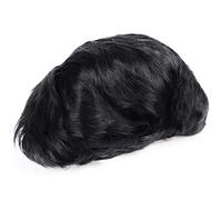 Mokassy Mens Perruque Longue De Quotidienne Noire