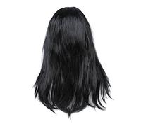 Mokassy Noir longue perruque droite pour les femmes Pour cosplay festival