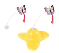 Mokassy Un Papillon Activé par Le Mouvement Rotatif, Amusants, Bug Interactif Intelligent, Puzzle Automatique, Jouet pour Chat