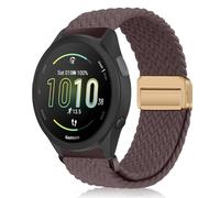 MokaZii Bracelet pour Garmin Forerunner 570 42mm/165/165 Music/Vivoactive 6/Vivoactive 5/Approach S44/S50/Vivomove Trend, 20mm Réglable Nylon Remplacement Strap pour GarminMove Sport (Violet)