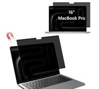 MokaZii Magnétique Filtre de Confidentialité pour MacBook Pro 16 Pouces M4 Max/M4 Pro/M3/M2/M1 (Pro/Max) (2024/2023/2021), Anti-Espion Anti-Lumière Bleu Amovible Filtre Protecteur D'écran