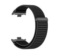 MokaZii Nylon Bracelet pour Xiaomi Redmi Watch 6 / Redmi Watch5 / Redmi Watch4, Tressés Sport Réglable Loop Bracelets Femme Hommes pour Xiaomi Smart Band 9 Pro/Smart Band 8 Pro - Noir
