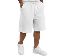 MOKBAY Bermudas Homme, Course Bermuda Baggy Habillé Poche Lin Trail Mini Cuissard Rugby Plage Short, Vêtements Ete Tactique Long Survêtements Panta Court Homme Été, 5XL