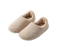 MOKBAY Chausson Noel Pantoufles Animaux Pantoufle Femme Confort Des Chaussons Rigolo Chaude Chaud Mouton Polaire Fourré Chaussure Femme Sabot Fourré Kaki 40