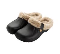 MOKBAY Chaussons Fourrés Femme Mules Fourrés Chaude Sabots Femme Animaux Moumoute Chausson Drole Hiver Pantoufle Drole Fourrure Pantoufles Femmes Gris 37