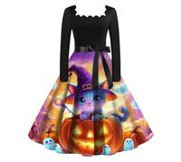 MOKBAY Deguisement Adulte Femme Corset Robe Vampire Ghostface Robe de Mariée Halloween D' Grande Taille Fantome Sang Rose Pourpre Elegante Deguisement Halloween XXL Vampire Femme Rose Pourpre M