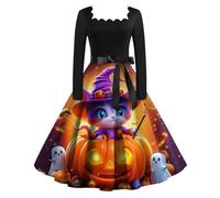 MOKBAY Jupe Halloween Femme Pourpre Voyante Dentelle Sexy Robe Noir Halloween Elfe Robe Vampire Haloween Gothique Fantôme Deguisement Squelette Costume Elfe Femme Pourpre 5XL