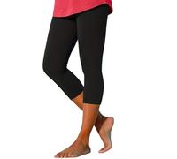 MOKBAY Legging Compression 3D a Compression 3/4 Pantalon Survetement Femme Grande Taille Anti-frottement Noir Et Ventes Flash Ete Plumi de Danse Amincissante Short Running Jeggings Femme Noir XL