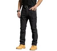 MOKBAY Pantalon Cargo, Randonnée Ete Regular Tactique Cargo VTT, Chasse Militaire Jogging Classique Trekking Chantier Travail Pantalon de Travail Homme, L