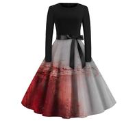 MOKBAY Robe Vampire Femme Witch Malefique Ghostface Sorcier Costume Halloween Adulte Déguisement Sorciere Gris Corset Haloween D' Gothique Vampire Costume Femme Robe Corset Halloween Gris L
