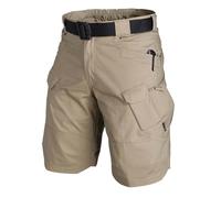 MOKBAY Short Homme Lin Pantalon de Travail Ete Poche zippée Vêtements Randonnée Course Tactique Plage Chantier Kaki Fitness de Sécurité Mes Commandes uni Bermuda Homme Sport Kaki M