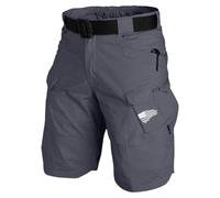 MOKBAY Short Homme Travail Trail Shorts de Sport Bermuda Long Pantacourt Lin Chantier de Course Gris Mes Commandes uni Poche Zippée Plage Vetement Homme Gris L