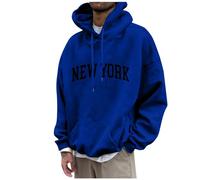 MOKBAY Sweat À Capuche Homme Elegant Personnalisé Sweat Noir Grande Taille Sweet Bleu Royal 6XL Travail Camionneur Pull Homme a À Capuche Sport Pull Bleu Royal 6XL