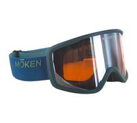 Moken Vision - Two Blue Silver Orange Flash Silver - Masque de Ski