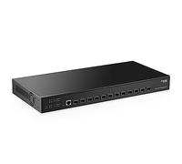 MokerLink 12 Port 10Gbps SFP+ Managed Switch - Support 1G SFP et 10G SFP+, 240Gbps Bandwidth L3 Managed Fiber Switch