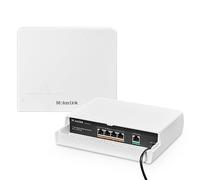 mokerlink 5 Port Outdoor Gigabit POE Switch, with 4 POE+ Ports 1000Mbps, 78W IEEE802.3af/at, Weatherproof Unmanaged Plug and Play Fanless Switch