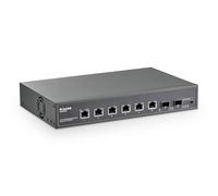 MokerLink 8 Port 10Gbps Ethernet Switch with 2x10G SFP+ Slot, 6 Port 10G RJ45 Support 10G/5G/2.5G/1G Auto-Negotiation, 160Gbps Bandwidth Unmanaged Plug and Play Desktop|RackMount Switch