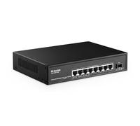 MokerLink 8 Port 2.5 Gigabit PoE Switch with 10G SFP, 8 x 2.5G Ethernet Ports, 8 Port PoE IEEE802.3af/at, 120W, Compatible with 10/100/1000Mbps, Unmanaged Fanless Wall Mountable Network Switch