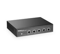 MokerLink Commutateur Ethernet non géré 5 ports 10 G, 10 G/5 G/2,5 G/1 G auto-adaptatif, Plug and Play, bureau en métal | Commutateur réseau monté en rack