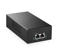 MokerLink Injecteur PoE 2,5 Gigabit, 802.3af/at/bt 90W, Ethernet 2,5G/1G/100M, Plug & Play, adaptateur non PoE vers PoE, boîtier en métal, distance jusqu'à 100 mètres