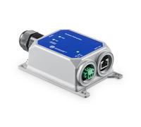 MokerLink IP67 Outdoor 2.5 Gigabit PoE Splitter, 10/100/1000/2500Mbps, IEEE 802.3 AF/at/BT PoE in, DC12V 5A Out, Max 65W, Wandmontage Metall Wasserdicht