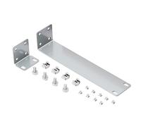 MokerLink Kit de montage en rack 1U pour commutateurs Ubiquiti, compatible avec ES-8-150W et US-8-150W, support de montage en rack en métal argenté