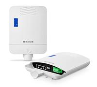 MokerLink Poe Gigabit 6 Ports extérieur Switch, Poe 4 gigabits, SFP 2 gigabits, Commutateur réseau Plug-and-Play 65w ieee802.3af/at, ip65 résistant aux intempéries