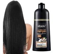 MOKERU Professional Argan Oil Hair Dye Color Shampoo 500 ML: Instant Acting Fast Act Long Lasting Hair Color Shampoo Magic Hair Dye Shampoo Colors Hair In Minutes-Long Lasting