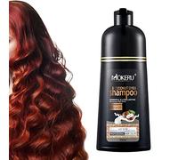 MOKERU Professional Argan Oil Hair Dye Color Shampoo 500 ML: Instant Acting Fast Act Long Lasting Hair Color Shampoo Magic Hair Dye Shampoo Colors Hair In Minutes-Long Lasting
