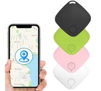Mokeum Lot de 4 localisateurs de clés, localisateurs d'objets Bluetooth, localisateur de clés sans Fil avec Alarme Anti-Perte, traqueur GPS Anti-Perte, étiquette Intelligente ad