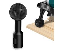MOKIDO Fraise à billes pour sculpture sur bois, boule de 14 mm, têtes de meulage pour meuleuse d'angle de 115/125 mm, pour sculpture sur bois, meulage, polissage et gravure