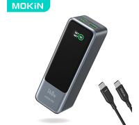 MOKiN Batterie externe 24000mAh avec câble USB-C - Noir