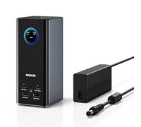 MOKiN Docking Station 3 Monitore, 18 in 1 USB C Docking Station Triple Display mit 3X HDMI, 2X DP, 150W Max, Intelligente Display, Triple 4K 60Hz, 10Gbps USB Ports, Gigabit Ethernet, für Laptop