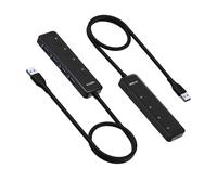 MOKiN Hub USB A vers 4 USB Hub USB A vers 4 x USB A 3.0 + USB C DC