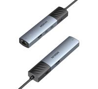 MOKiN Hub USB-C, 4K@60Hz HDMI, PD 100W charge rapide, 7 iN 1 (HDMI 10 Gbps)