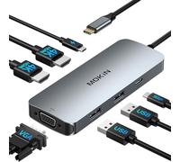 MOKiN Station d'accueil pour Ordinateur Portable Dock USB C Docking Station