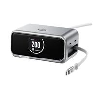 MOKiN Station de charge de bureau, 200 W 6 ports rétractables USB C pour plusieurs appareils, accessoires de bureau, chargeur GaN pour iPhone, iPad, MacBook, Galaxy, Dell et plus encore