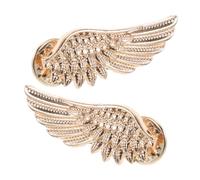 MOKKHNB 1 Paire Broche Alliage Rétro avec Ange pour Épingle de Col Punk Accessoire de Mode pour Vêtements Costumes Décoration pour Occasions Spéciales