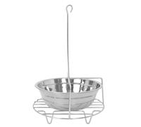 MOKKHNB 1 Plat à rôtir pour dinde avec grille, en acier inoxydable robuste, pour rôtissoire à viande four, idéal pour les réunions de famille et les repas de fêtes.