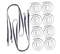 MOKKHNB 10 Pièces Lanière Bandoulière en Nylon Légère et Facile à Installer pour Moufles de Ski Garçon et Filles, Accessoires Hiver Anti-Perte pour Sports d'hiver en Stations et Snowparks