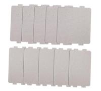 MOKKHNB 10 Pièces Plaques Mica Universelles pour Four à Micro Ondes Couvercles Isolants Résistants à Haute Température Accessoires de Réparation pour Cuisine et Maison