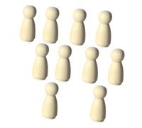 MOKKHNB 10 pièces Poupées à Peindre DIY Miniatures Décoratives pour Garçon Fille Artisanat Créatif Jouets Peinture Personnalisée