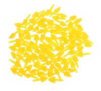 MOKKHNB 100 Inserts Becs de Poussin Jaunes 7x14 Mm en Plastique, Accessoires DIY pour Bricolage Animalier, 100 Pièces pour Création Peluches et Décorations Oiseaux