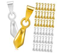 MOKKHNB 100 pièces Pinch Clasps Bails Alloy Pendant Buckles Connectors For DIY Jewelry Making Bracelets Necklaces With And Bright Colors